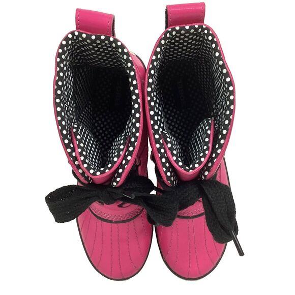 Sorel Trivoli II Duck Boots-Women's Sz 9 Pink Waterproof Rain/Winter- NL1691-614 - Picture 4 of 12